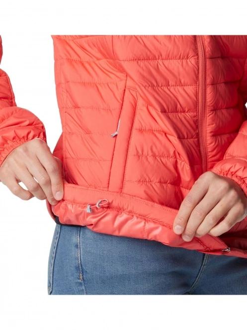 geaca matlasata de tranzitie pt. femei Columbia Silver Falls Hooded Jacket rosu 8