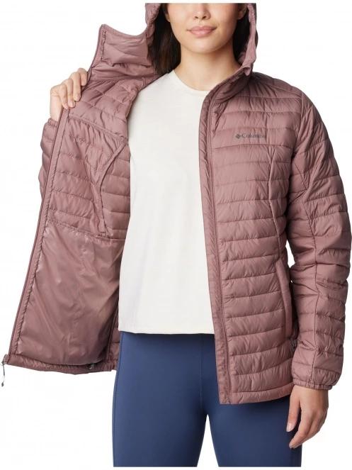 geaca matlasata de tranzitie pt. femei Columbia Silver Falls Hooded Jacket violet 6