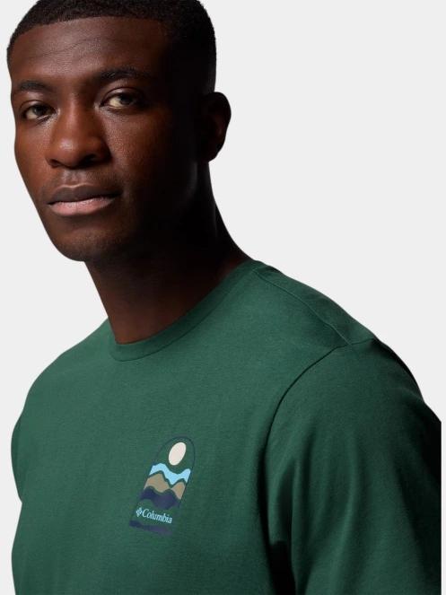 tricou cu maneci scurte pt. barbati Columbia Explorers Canyon Back Short Sleeve Tee verde 6