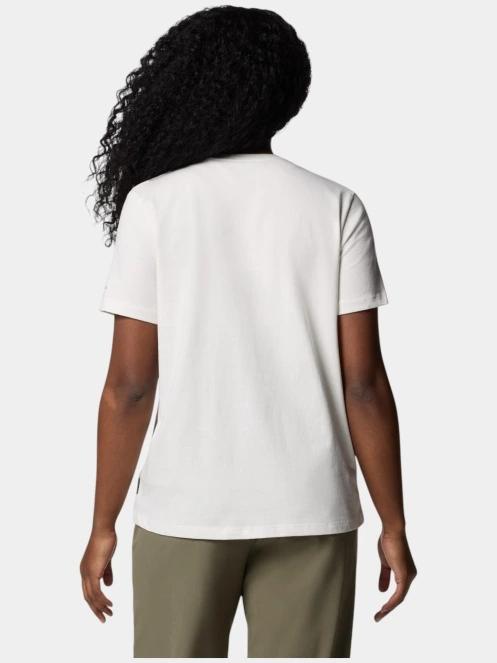 tricou cu maneci scurte pt. femei Columbia Boundless Beauty Logo SS Tee alb 4