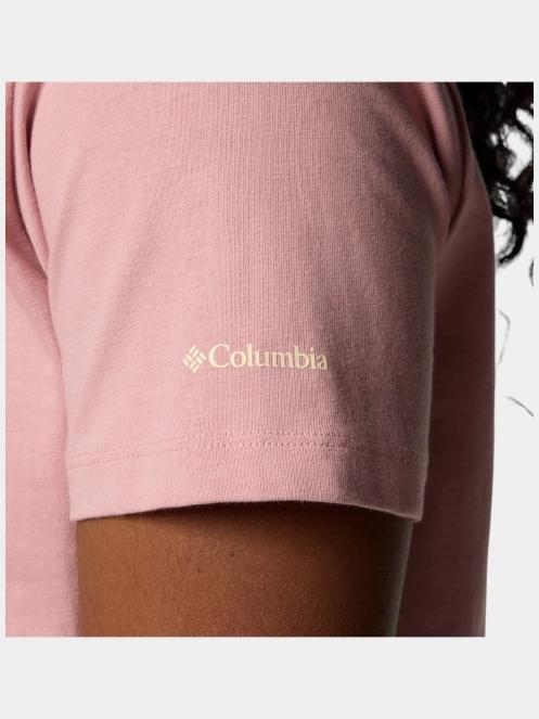 tricou cu maneci scurte pt. femei Columbia Boundless Beauty Logo SS Tee roz 6