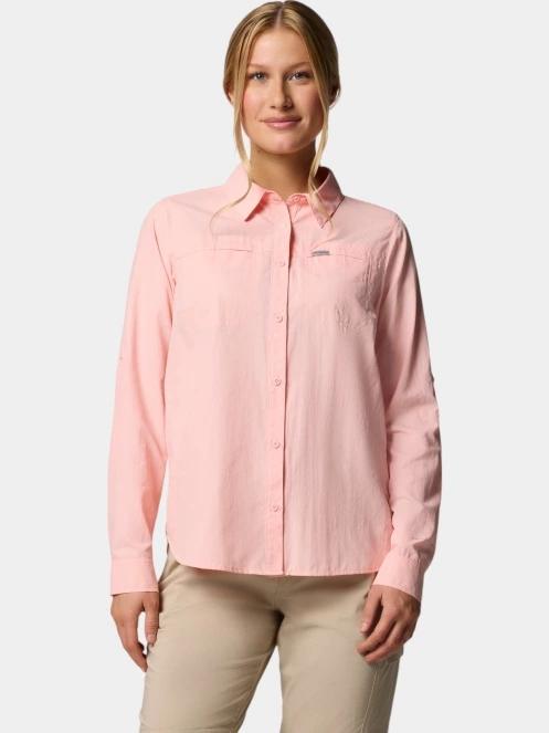 camasa de drumetie pt. femei Columbia Silver Ridge 3.0 Long Sleeve Shirt roz 2