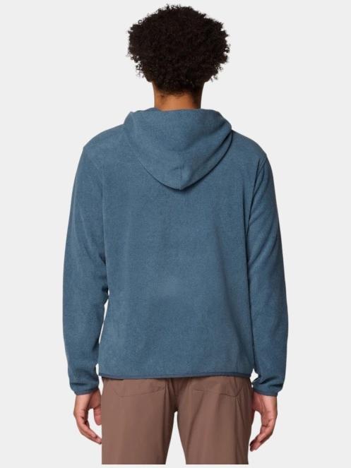 pulover polar pt. barbati Mountain Hardwear Microchill Hoody albastru 4