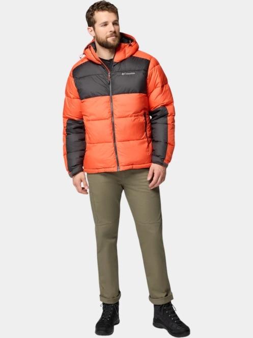 jacheta de iarna pt. barbati Columbia Pike Lake II Hooded Jacket portocaliu 6