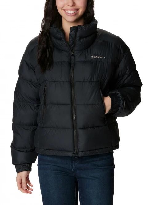 geaca matlasata de tranzitie pt. femei Columbia Pike Lake II Cropped Jacket negru 2