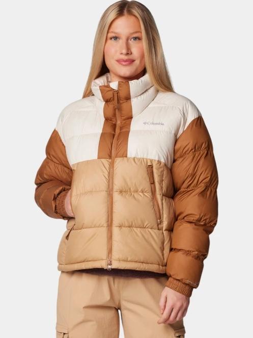 jacheta de primavara pt. femei Columbia Pike Lake II Cropped Jacket maro 2