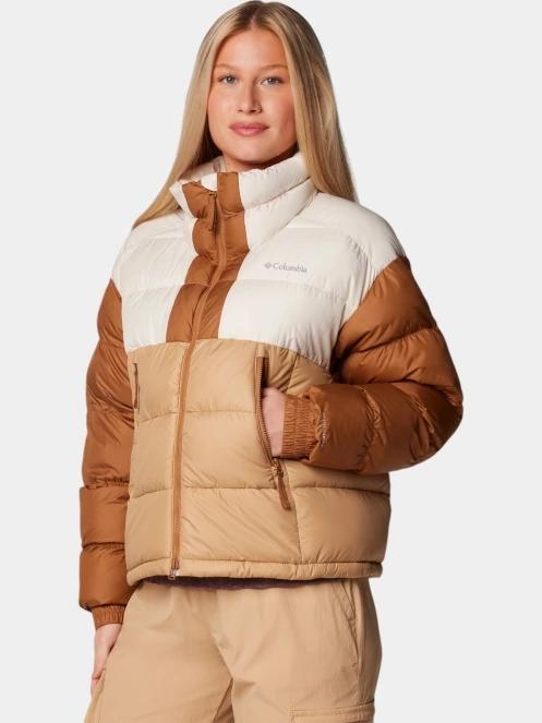 jacheta de primavara pt. femei Columbia Pike Lake II Cropped Jacket maro 3