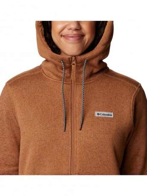 pulover polar pt. femei Columbia Sweater Weather Sherpa Full Zip maro 7