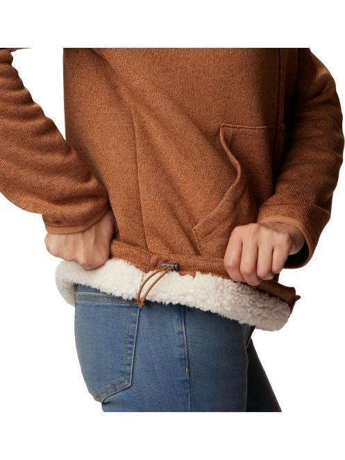 pulover polar pt. femei Columbia Sweater Weather Sherpa Full Zip maro 8