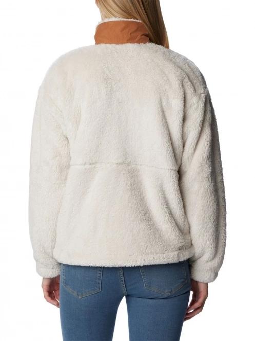 pulover polar pt. femei Columbia Boundless Discovery Sherpa Full Zip nisip 4