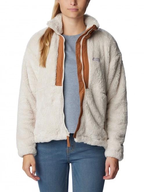 pulover polar pt. femei Columbia Boundless Discovery Sherpa Full Zip nisip 5