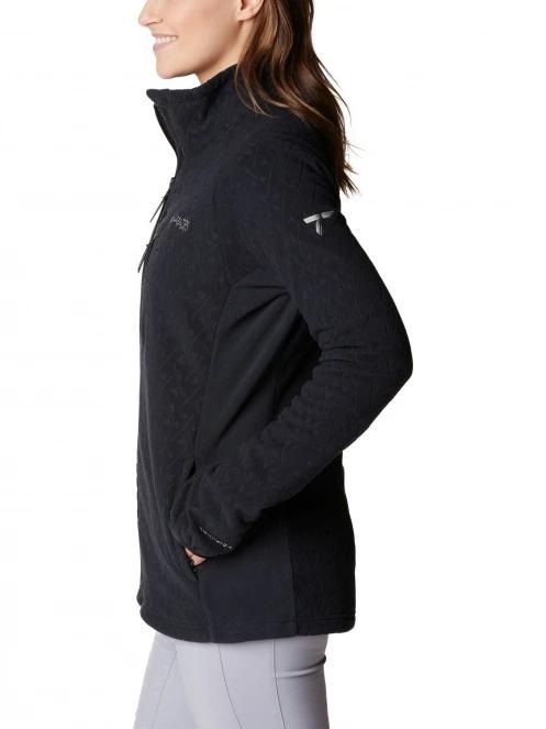 pulover polar pt. femei Columbia Titan Pass 3.0 Full Zip Fleece negru 3