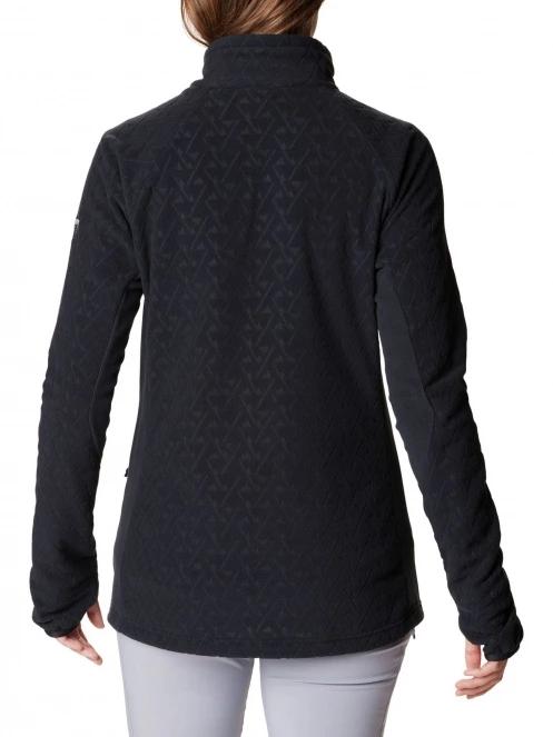 pulover polar pt. femei Columbia Titan Pass 3.0 Full Zip Fleece negru 4