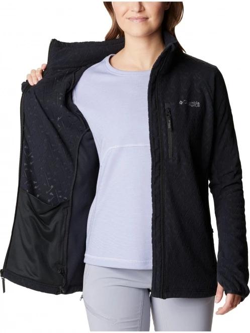 pulover polar pt. femei Columbia Titan Pass 3.0 Full Zip Fleece negru 6