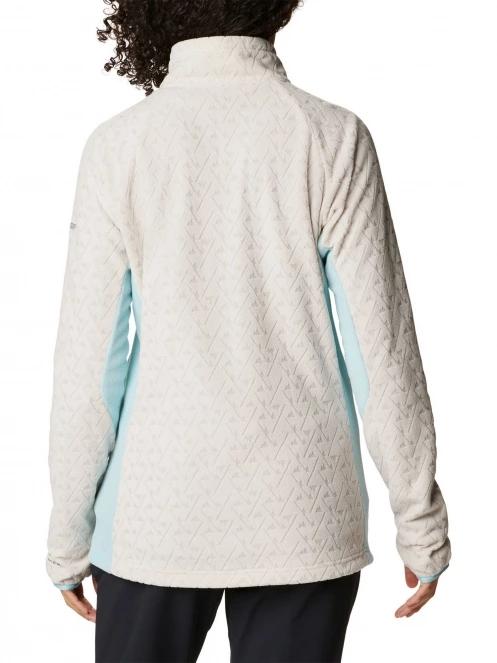 pulover polar pt. femei Columbia Titan Pass 3.0 Full Zip Fleece nisip 4