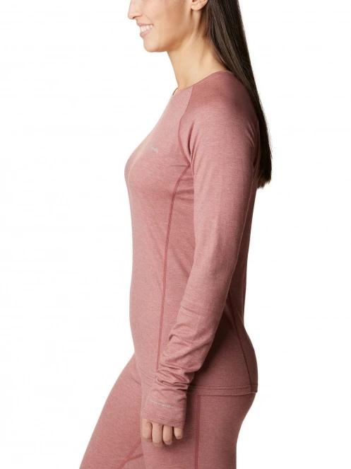 top lenjerie de corp pt. femei Columbia Tunnel Springs Wool Crew rosu 3