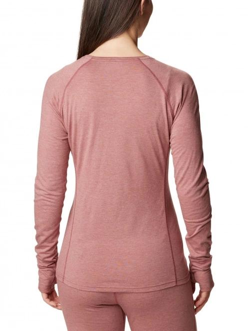 top lenjerie de corp pt. femei Columbia Tunnel Springs Wool Crew rosu 4