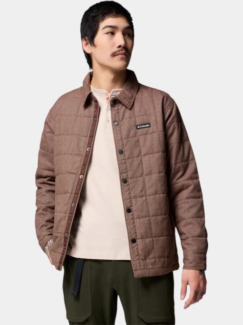 jacheta de primavara pt. barbati Columbia Landroamer Quilted Shirt Jacket maro 4