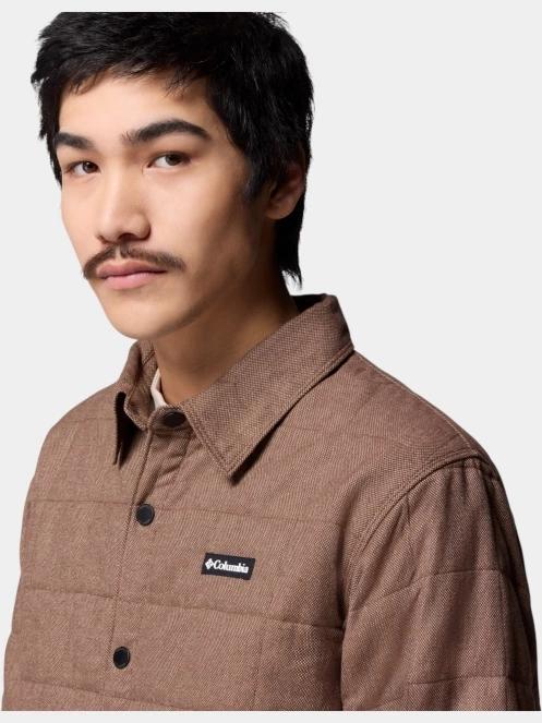 jacheta de primavara pt. barbati Columbia Landroamer Quilted Shirt Jacket maro 6