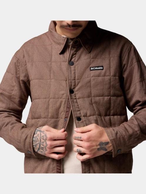 jacheta de primavara pt. barbati Columbia Landroamer Quilted Shirt Jacket maro 8