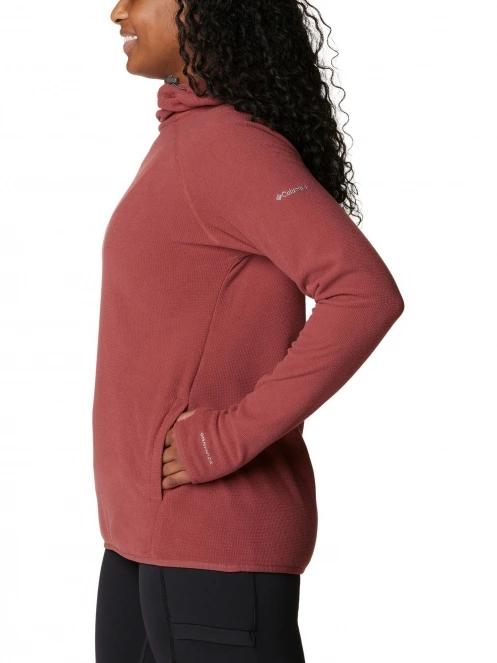 pulover pt. femei Columbia Back Beauty Hoodie rosu 3