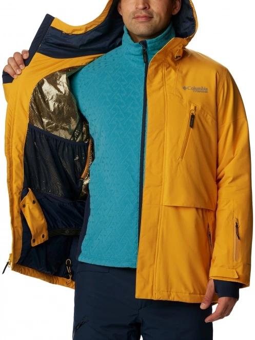 geaca de schi pt. barbati Columbia Aerial Ascender II Jacket galben 5