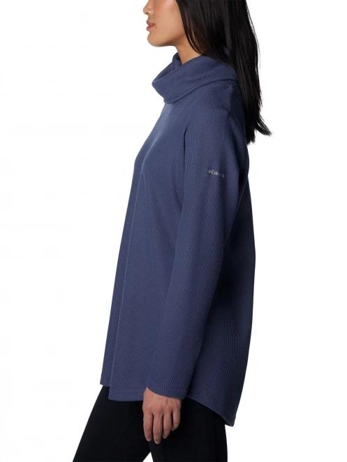 pulover pt. femei Columbia Holly Hideaway Waffle Cowl Neck Pullove albastru 3