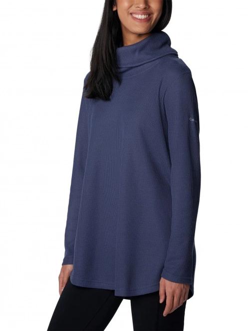 pulover pt. femei Columbia Holly Hideaway Waffle Cowl Neck Pullove albastru 5
