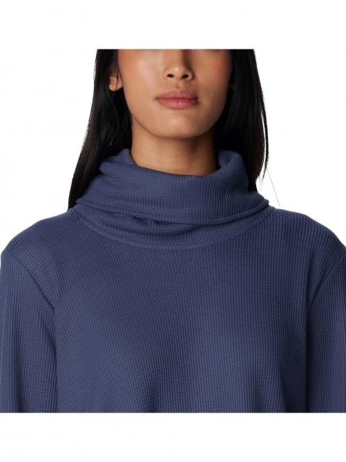 pulover pt. femei Columbia Holly Hideaway Waffle Cowl Neck Pullove albastru 6