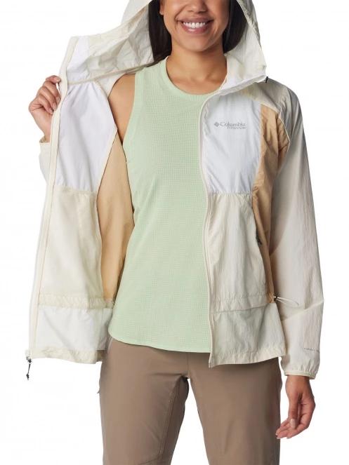 geaca de vant pt. femei Columbia Loop Trail II Windbreaker nisip 6