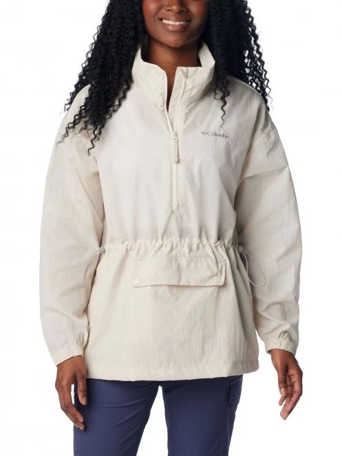 geaca de vant pt. femei Columbia Paracutie Anorak Windbreaker nisip 2