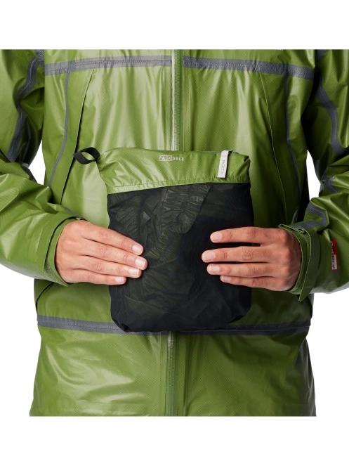 pantaloni de drumetie pt. barbati Columbia Outdry Extreme Wyldwood Rain Pant verde 9