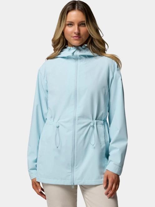 haine de ploaie pt. femei Columbia Blossom Park Rain Jacket albastru deschis 2