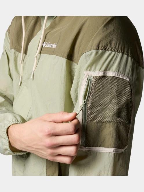 geaca de vant pt. barbati Columbia Challenger II Windbreaker verde deschis 8