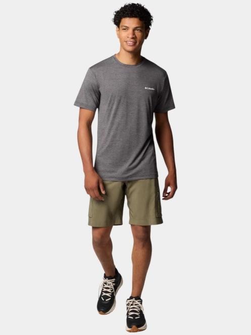 tricou pentru sport, cu maneci scurte pt. barbati Columbia Kwick Hike Back Graphic SS Tee negru 5