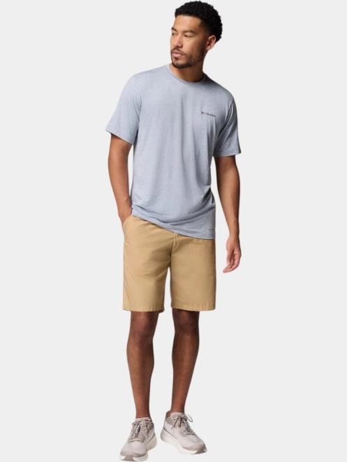 tricou pentru sport, cu maneci scurte pt. barbati Columbia Kwick Hike Back Graphic Short Sleeve Tee gri 5