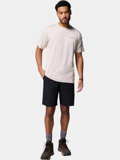 tricou pentru sport, cu maneci scurte pt. barbati Columbia Kwick Hike Back Graphic Short Sleeve Tee nisip 5