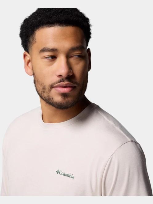 tricou pentru sport, cu maneci scurte pt. barbati Columbia Kwick Hike Back Graphic Short Sleeve Tee nisip 6