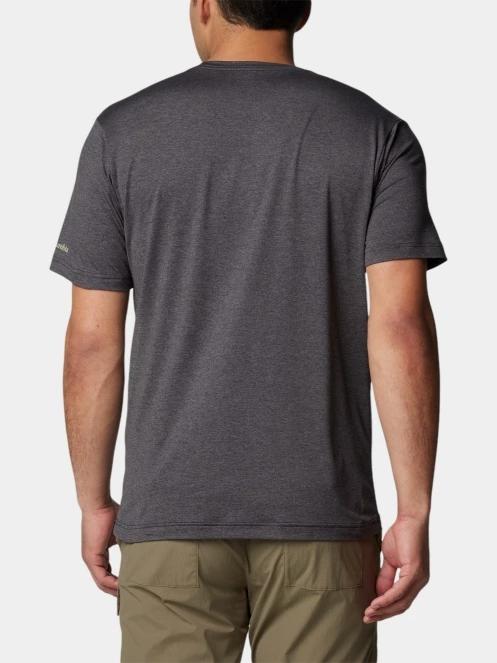 tricou pentru sport, cu maneci scurte pt. barbati Columbia Kwick Hike Graphic Short Sleeve Tee negru 4