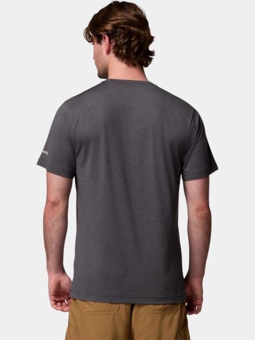 tricou pentru sport, cu maneci scurte pt. barbati Columbia Kwick Hike Graphic Short Sleeve Tee negru 4