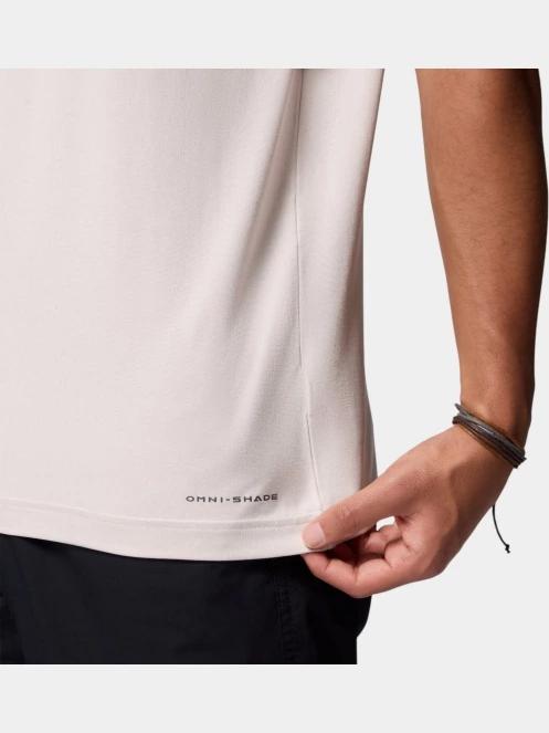 tricou pentru sport, cu maneci scurte pt. barbati Columbia Kwick Hike Graphic Short Sleeve Tee nisip 7