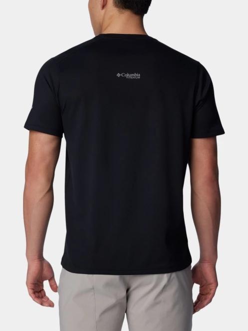 tricou cu maneci scurte pt. barbati Columbia Summit Valley SS Crew negru 4