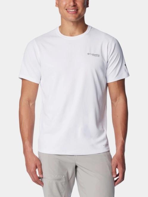 tricou cu maneci scurte pt. barbati Columbia Summit Valley SS Crew alb 2