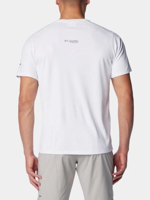 tricou cu maneci scurte pt. barbati Columbia Summit Valley SS Crew alb 4