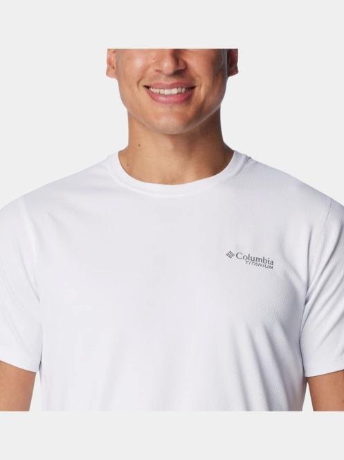 tricou cu maneci scurte pt. barbati Columbia Summit Valley SS Crew alb 5