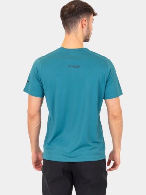tricou cu maneci scurte pt. barbati Columbia Summit Valley SS Crew albastru 4