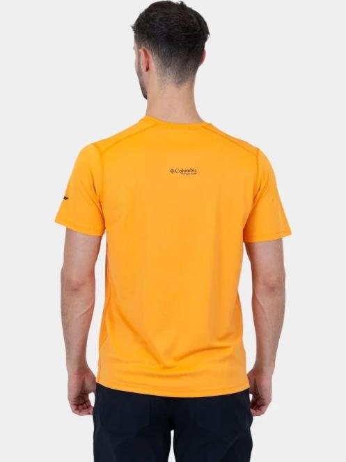 tricou cu maneci scurte pt. barbati Columbia Summit Valley SS Crew rosu 4