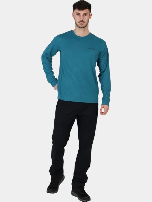 tricou cu maneci lungi, pentru sport pt. barbati Columbia Summit Valley LS Crew verde 6