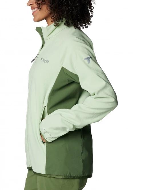 pulover polar pt. femei Columbia Spectre Ridge Full Zip Tech Fleece verde 3