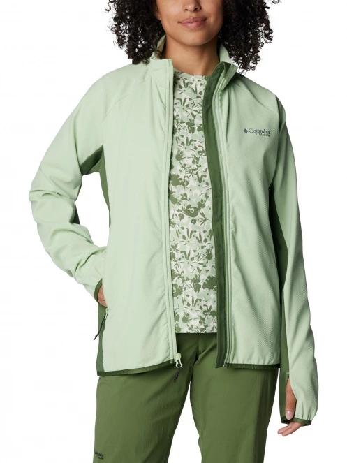 pulover polar pt. femei Columbia Spectre Ridge Full Zip Tech Fleece verde 5